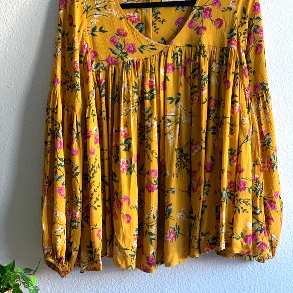 Altard state boho saffron blouse - Picture 6 of 6